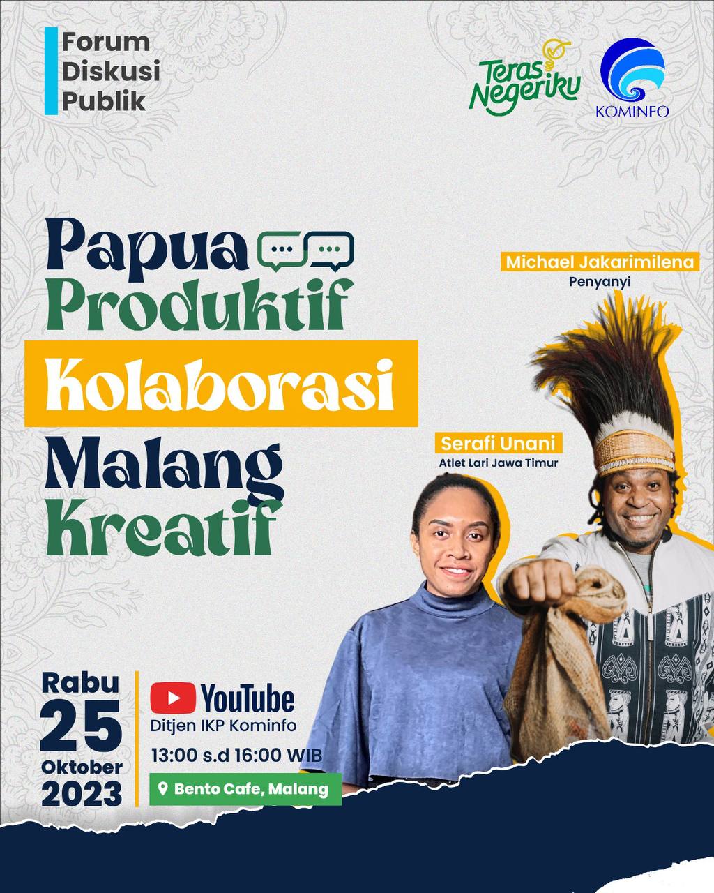 Seminar Kominfo - Papua Produktif Kolaborasi Malang Kreatif